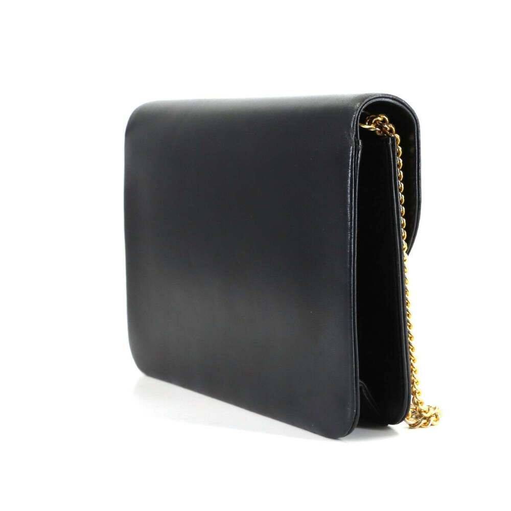 CHRISTIAN DIOR Black Leather Shoulder Bag - Picture 3 of 10